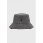 Kangol pălărie de lână culoarea gri, de lână K3191ST.FL034-FL034