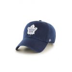47brand șapcă NHL Toronto Maple Leafs culoarea bleumarin, cu imprimeu  H-RGW18GWS-NYB