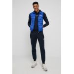 EA7 Emporio Armani trening din bumbac culoarea albastru marin