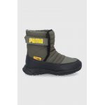 Puma cizme de iarna pentru copii Puma Nieve Boot WTR AC PS culoarea verde