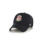 47brand șapcă EPL Liverpool culoarea negru, cu imprimeu