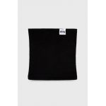 Eivy Fular împletit femei, culoarea negru, material neted