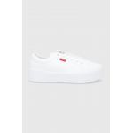 Levi's Pantofi culoarea alb, cu platformă