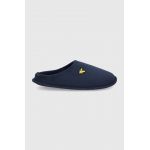 Lyle & Scott Papuci de casa culoarea albastru marin