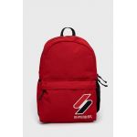 Superdry Rucsac bărbați, culoarea rosu, mare, material neted
