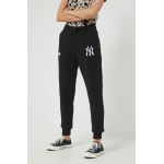 47brand Pantaloni culoarea negru, cu imprimeu