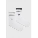 adidas Originals șosete (2-pack) HC9561 femei, culoarea alb HC9561