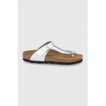 Birkenstock slapi copii culoarea argintiu