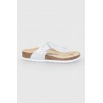 Birkenstock slapi copii culoarea argintiu