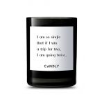 Candly - Lumanare parfumata de soia I am so single 250 g