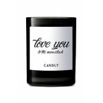 Candly - Lumanare parfumata de soia Love you to the moon and back 250 g