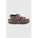 Birkenstock sandale copii culoarea maro