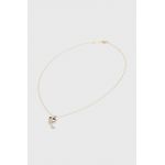 Karl Lagerfeld colier de argint culoarea auriu