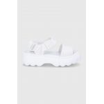 Melissa sandale femei, culoarea alb, cu platforma