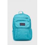 Jansport rucsac culoarea turcoaz, mare, neted