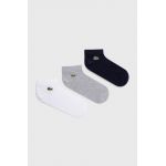 Lacoste șosete (3-pack) bărbați, culoarea gri RA4183-5KC