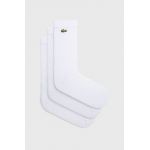 Lacoste șosete bărbați, culoarea alb RA4182-8VM