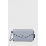 Coach poseta de piele culoarea gri
