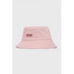 Levi's palarie din bumbac culoarea roz, bumbac