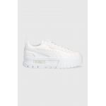 Puma sneakers Mayze Classic Wns culoarea alb 384209