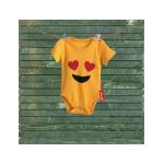 Body Engros pentru bebelusi, cu model imprimat, emoji