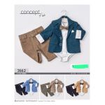 Compleu Engros pentru bebelusi, 3 piese, elegant