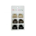 En-gros Set 6Clesti pentru par marime mica 3cm, din silicon