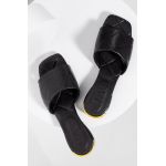 Answear Lab slapi de piele femei, culoarea negru