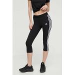 adidas colanți HG5880 femei, culoarea negru, cu imprimeu  HG5880