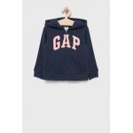 GAP bluza copii culoarea albastru marin, cu imprimeu