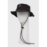 Kangol palarie din bumbac culoarea negru, bumbac