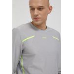 BOSS bluza BOSS ATHLEISURE barbati, culoarea gri, melanj