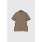 BOSS polo de bumbac culoarea negru, uni 50467113