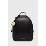 Emporio Armani rucsac femei, culoarea negru, mic, neted