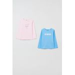 OVS longsleeve din bumbac pentru copii (2-pack)