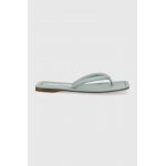 Steve Madden slapi Zahra femei, culoarea turcoaz, cu toc plat