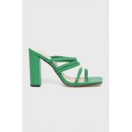 Answear Lab papuci culoarea verde