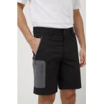 Jack Wolfskin pantaloni scurți outdoor Active Track barbati, culoarea negru