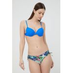 Answear Lab costum de baie culoarea albastru marin, cupa rigidizata