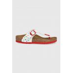 Birkenstock slapi copii culoarea alb