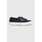 Superga tenisi femei, culoarea albastru marin