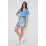 Pepe Jeans fusta jeans Hannah mini, creion