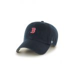 47brand șapcă MLB Boston Red Sox culoarea bleumarin, cu imprimeu  B-BSRNR02GWS-NY