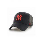 47brand șapcă MLB New York Yankees culoarea negru, cu imprimeu  B-BRANS17CTP-BKN