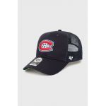 47brand șapcă NHL Chicago Blackhawks culoarea bleumarin, cu imprimeu  H-BRANS10CTP-NY