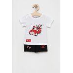 adidas Originals set de bumbac pentru copii Disney HF7538 culoarea alb