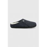 Birkenstock papuci de lana pentru copii culoarea albastru marin