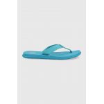 Helly Hansen slapi femei, culoarea turcoaz, cu toc plat