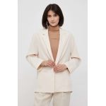 Sisley sacou culoarea bej, desfacut, neted