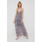 Pepe Jeans rochie Martinica maxi, evazati